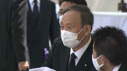首相「心からお詫び」長崎平和祈念式典への１分遅刻について