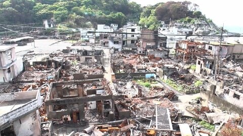 がれきが散乱、爪痕残る町　大分・佐賀関の大規模火災からまもなく半年　行き場失った地域猫を守る活動も