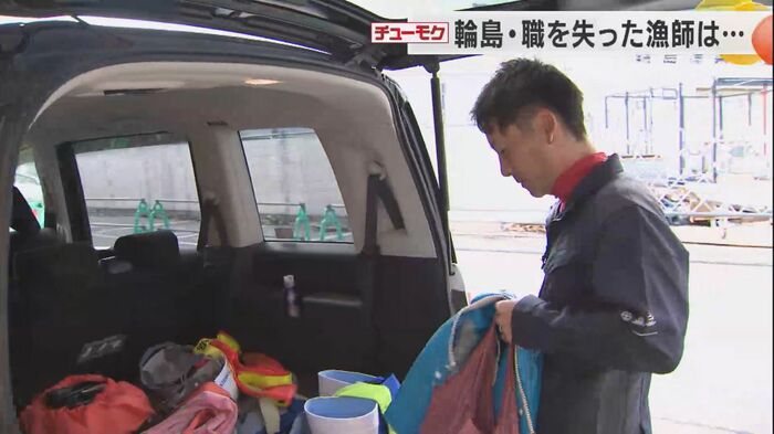 新たに始めた仕事の準備をする梅本さん