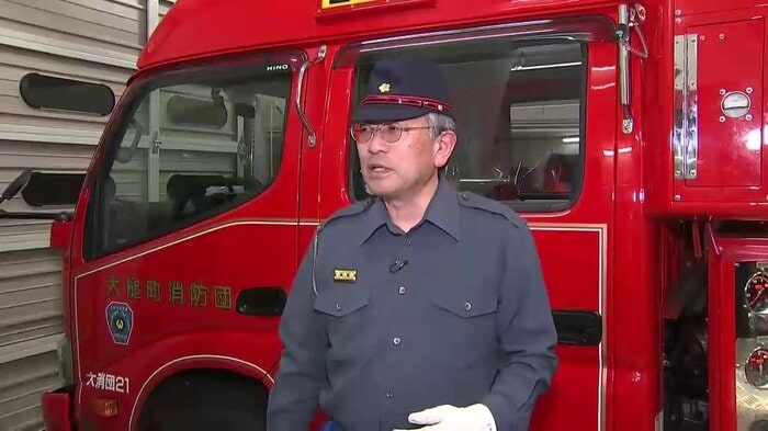 大槌町消防団第2分団の分団長・鈴木亨さん