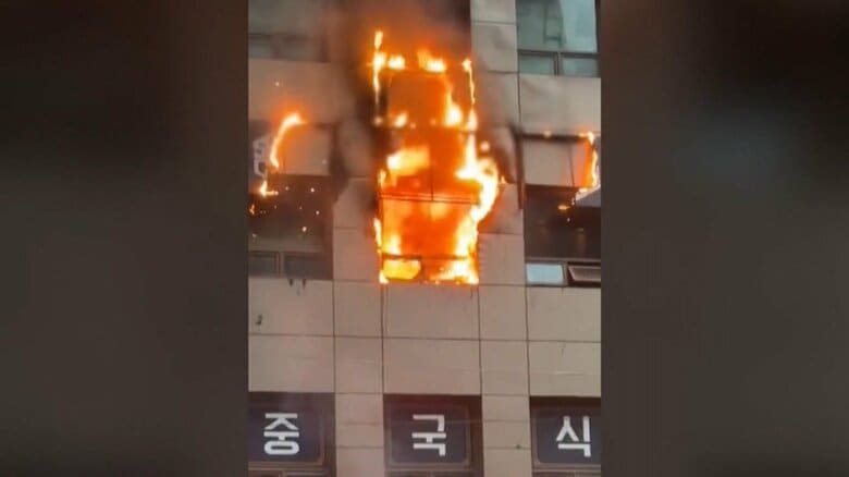 韓国・ソウルの人気観光地・明洞近くの宿泊施設で火災 日本人母娘が搬送 50代母親は意識不明の重体|FNNプライムオンライン