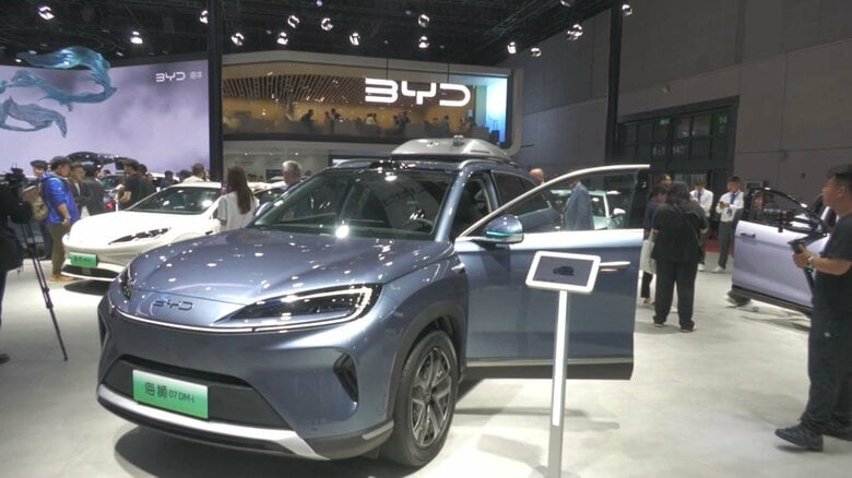 “最安値”となる250万円目安に…中国のEV大手『BYD』が日本の軽自動車市場へ 2026年後半発売目指す｜FNNプライムオンライン