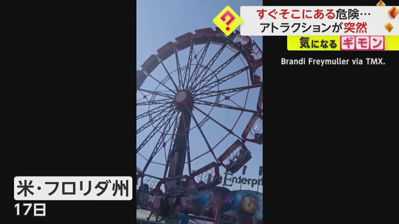 観覧車の楽しい時間が一変、恐怖に
