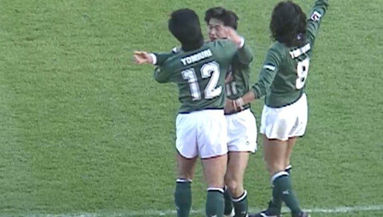 第一回大会でMVPを獲得した三浦知良