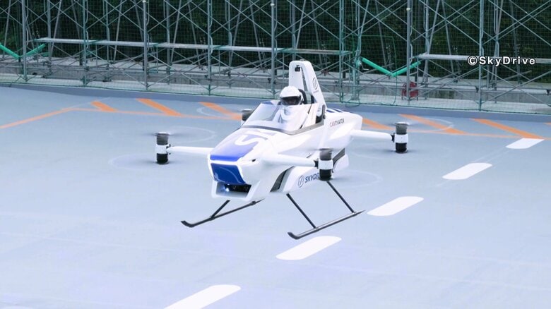 試験飛行の様子