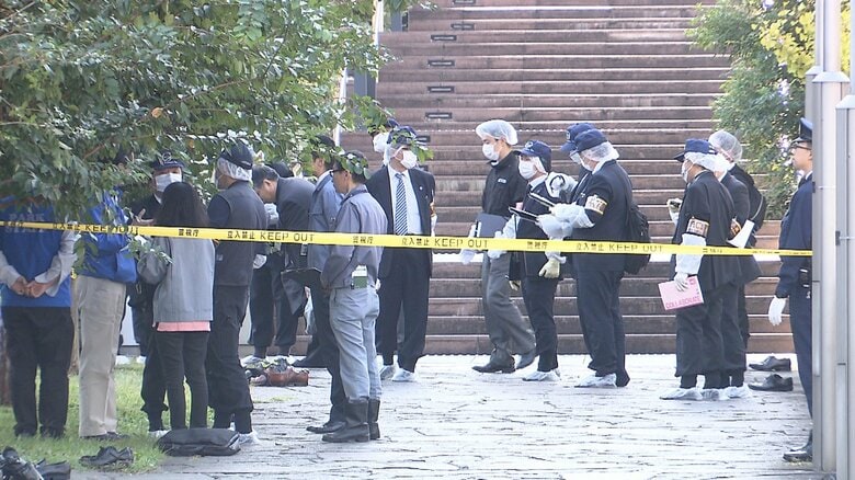 公園で赤ちゃんの遺体が見つかった事件ではDNA捜査が解決の決め手になった（2019年11月撮影）