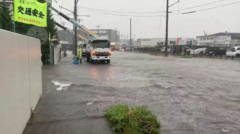 9月29日の札幌市白石区（撮影：視聴者）