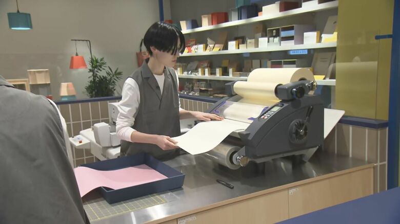 自分が選んだデザインが形になっていく