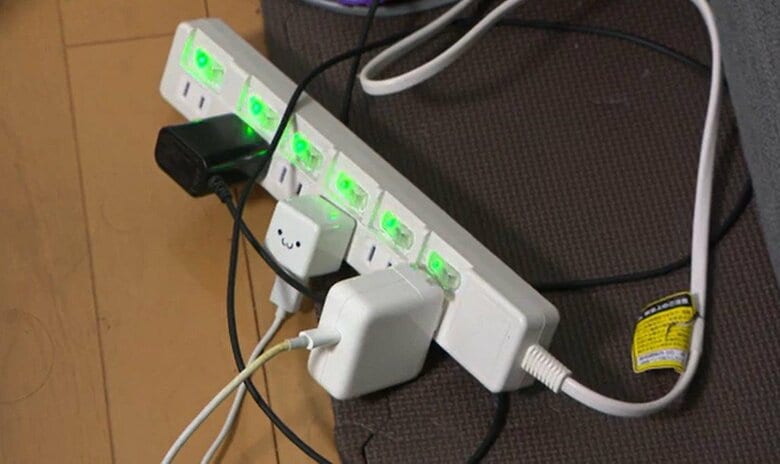節電のためスイッチがついているタップも、こまめに切っておくことが大切だ