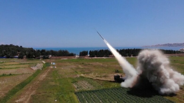 中国が行った軍事演習