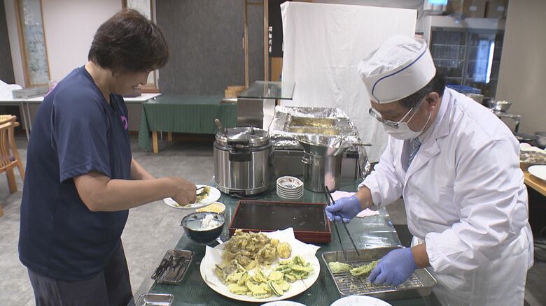 天ぷら食べ放題も（8月11日　「松代荘」長野市）
