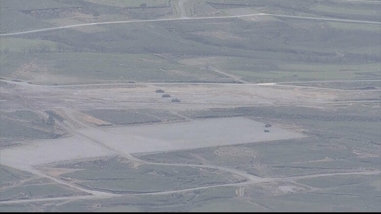 日出生台演習場　21日正午過ぎ