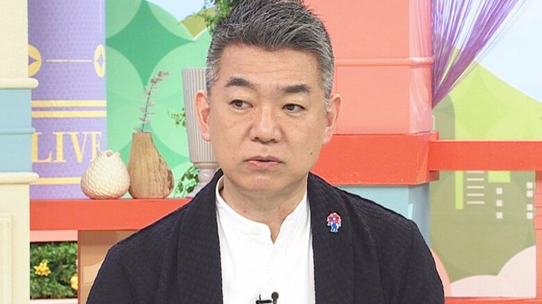 橋下徹氏 関西テレビ「旬感LIVEとれたてっ！」より