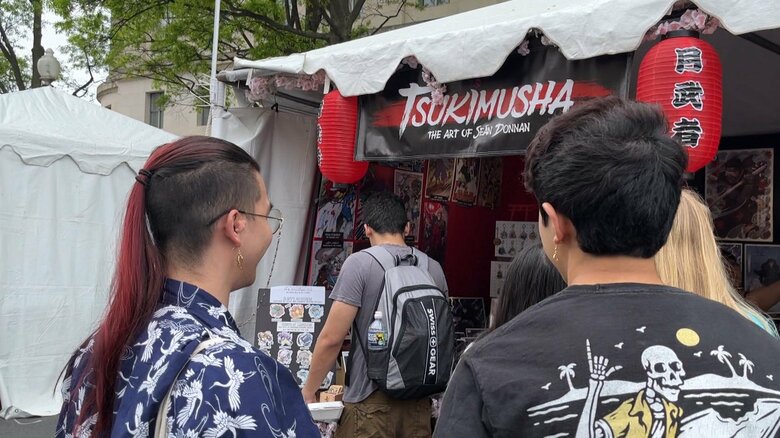 ジャパニーズストリートフェスティバルの会場