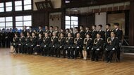 皇宮警察学校で入校式　「伝統を心に」創立140年