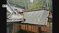 神社の屋根から銅板を盗もうと…未明のパトロールで男2人を現行犯逮捕　「真面目な仕事ぶり」50歳男は土木工事の会社に勤務、一軒家で同僚約10人と生活　「手口が酷似」県内で相次ぐ被害との関連を捜査