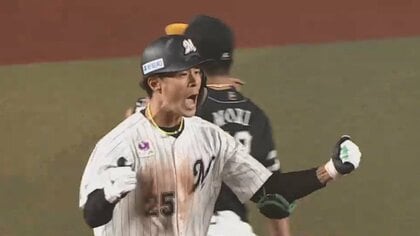 「みんながいい形で回してくれた」9回2死からロッテ岡大海が劇的サヨナラ2ラン！マジック「8」に