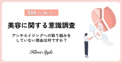 500人に聞いた!アンチエイジング対策を”していない”理由、第2位「面倒くさいから」、第1位は?