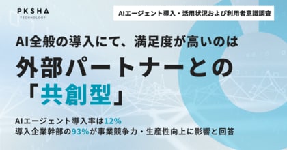 PKSHA・松尾研究所 共同調査|AIエージェント、導入は1割にとどまるが、導入企業の9割が事業貢献を実感。成功の鍵は、外部パートナーとの「共創」にあり。