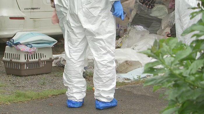ごみがあふれた保護ネコ活動の女性宅