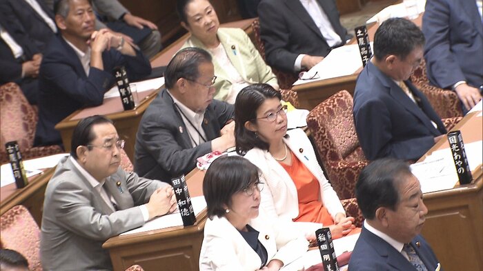 予算委員会に出席する国光議員（2025年8月）