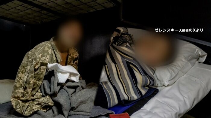 ウクライナ軍の捕虜になった北朝鮮兵2人
