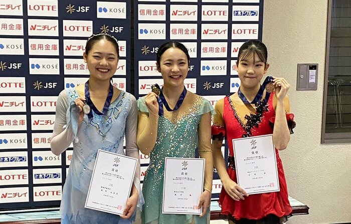ジュニア女子表彰台(東日本選手権)