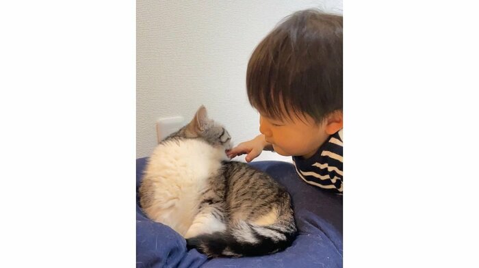 ふにちゃんの気分によっては甘がみされたり…