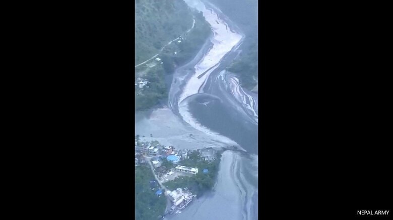 ネパール中部で大規模土石流5人安否不明｜FNNプライムオンライン