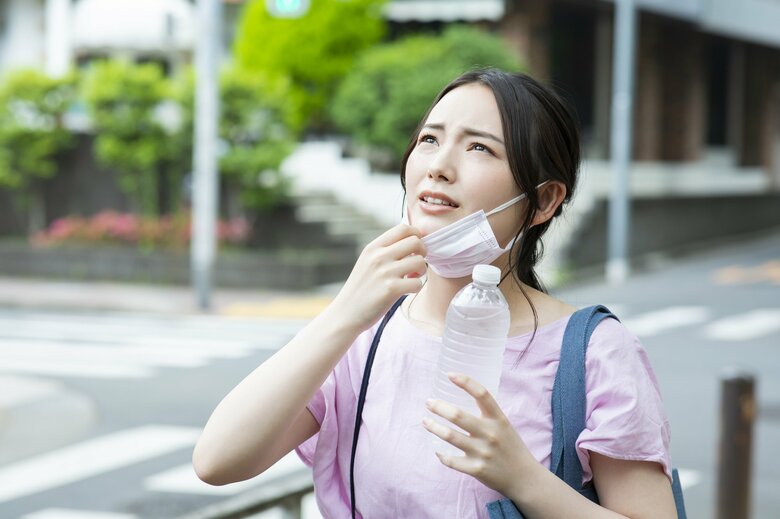 コロナ対策か熱中症対策か