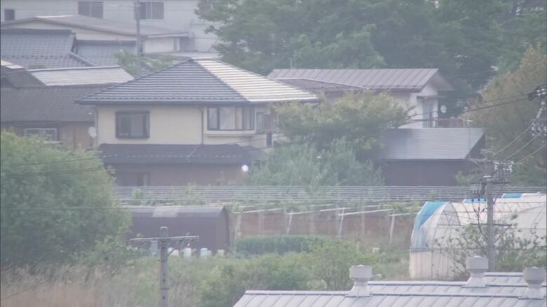 容疑者が立てこもっていたとみられる住宅（5月26日）
