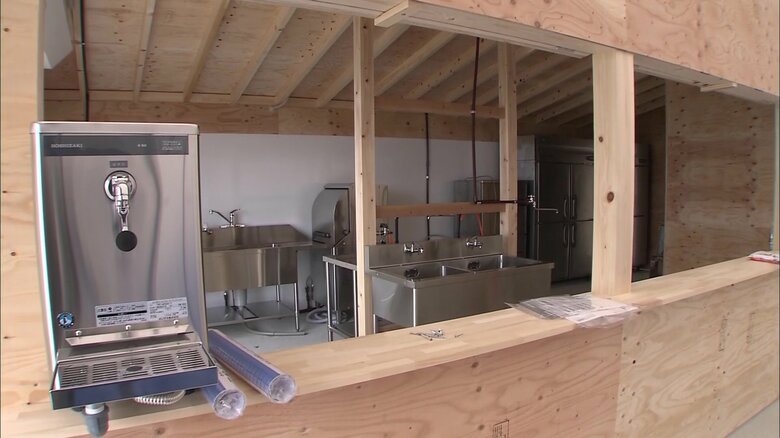 レイアウトされた店内