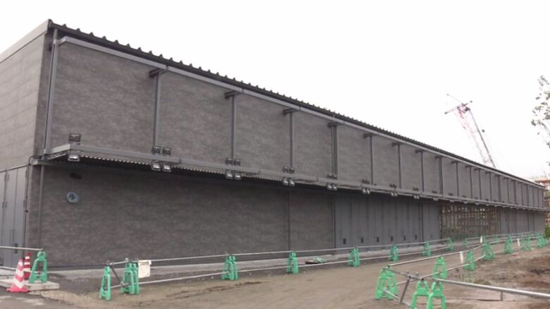 外装工事前のタイプBパビリオン