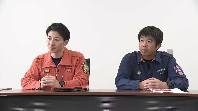 仙台市消防局　平井雄太さんと梅村大輔さん