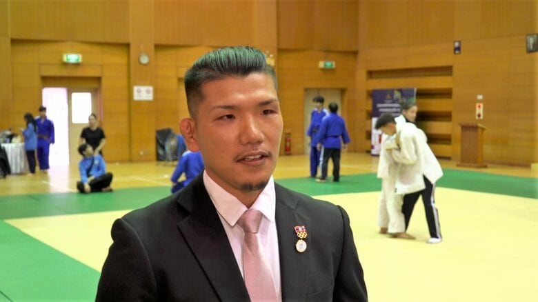 ラオスで柔道を教えるJICA隊員・菊地友輝監督