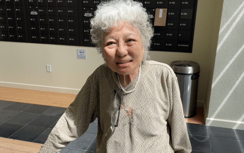 笹森恵子さんロサンゼルスにて（2022年8月4日撮影）