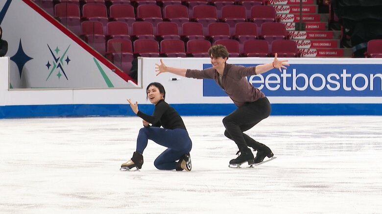 小松原美里・尊組の公式練習