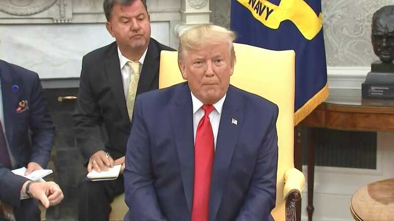 「でっちあげだ」と主張するトランプ大統領