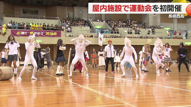 3年生が伝統の競技を熱演