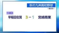 秋の九州高校野球　宮崎県勢の結果