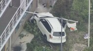 巻き込まれた男性が死亡　町田消防署に車突っ込む…アクセル・ブ…