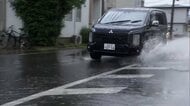さいたま市で記録的短時間大雨　帰宅ラッシュを直撃　上尾市でも道路が冠水“川のよう”