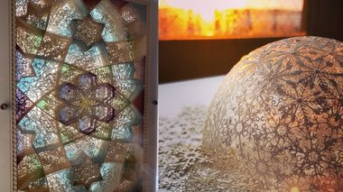 100枚以上の紙を組み合わせた「彫刻切り絵」が幻想的…作り方を作者に聞いてみた