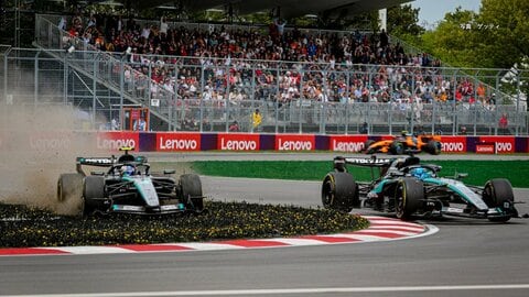 「あれは汚い！」アントネッリが怒りあらわに　F1カナダグランプリ　スプリントはジョージ・ラッセルが優勝