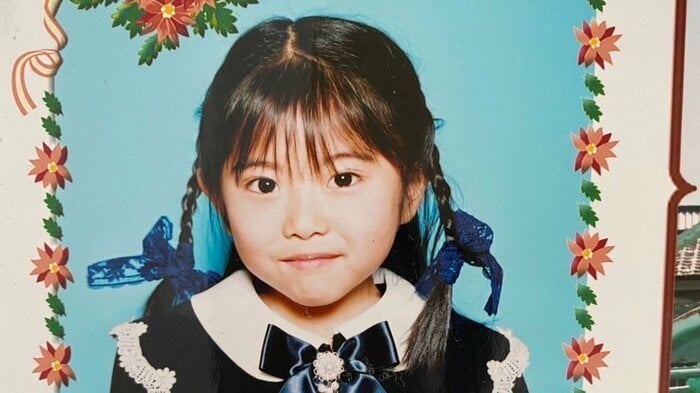 津波で自宅が全壊し、幼少期の写真もほとんど失われたなか残っていた数少ない一枚（遠藤さん提供）