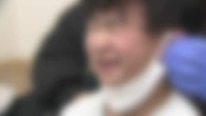 インフルエンザの検査を受ける子ども(イメージ画像)