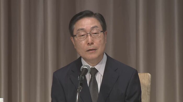 世界平和統一家庭連合(旧統一教会) 田中富広 会長が記者の質問に答える
