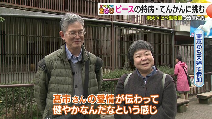 東京から来たピースファンの夫婦