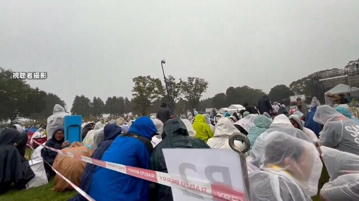 8日、栃木・真岡市で開かれた野外音楽ライブの会場で、落雷によるとみられる事故が発生