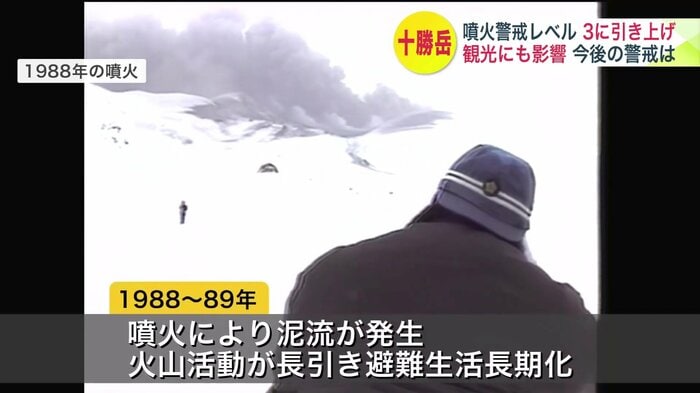 1988~1989年の噴火でも泥流が発生